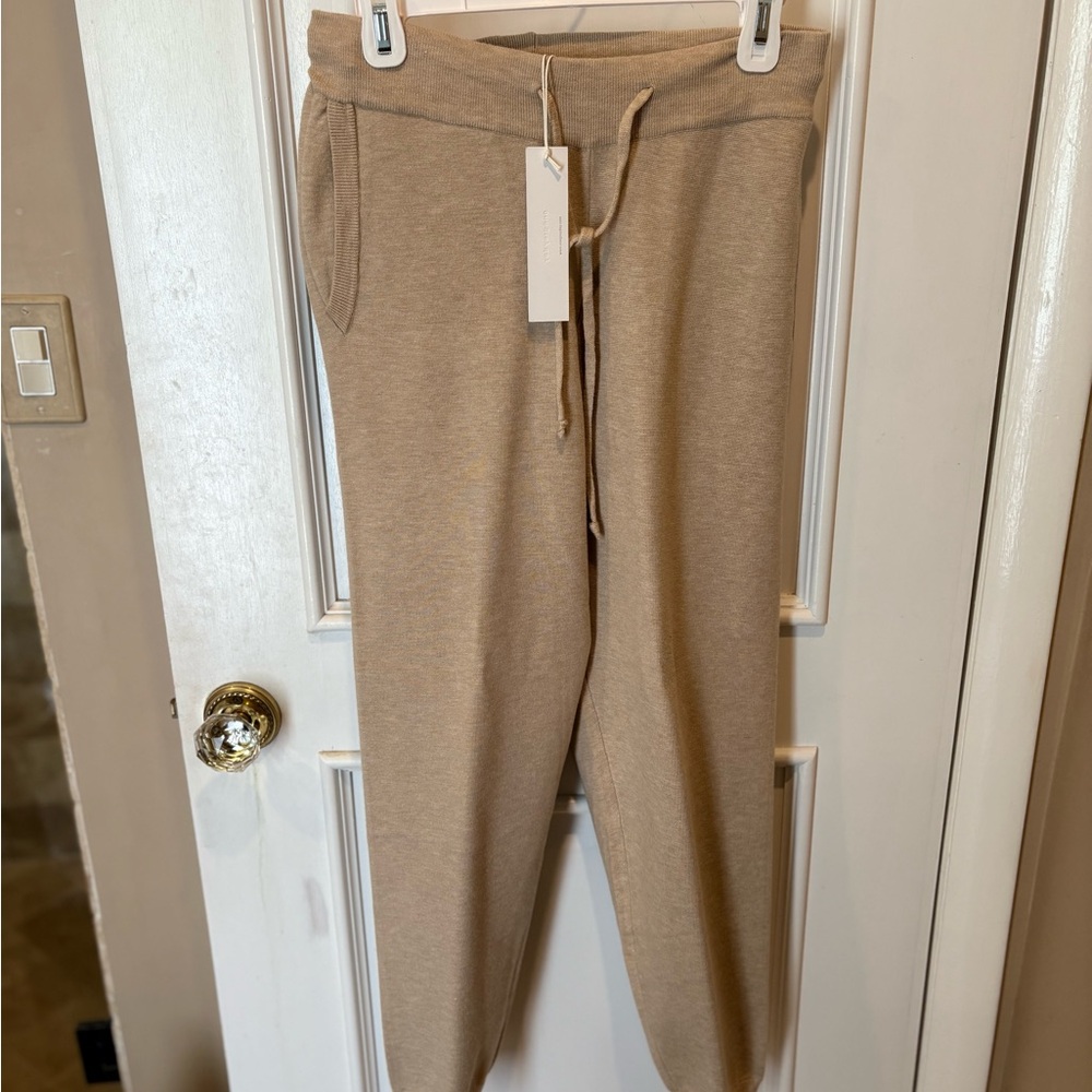 Tan Joggers